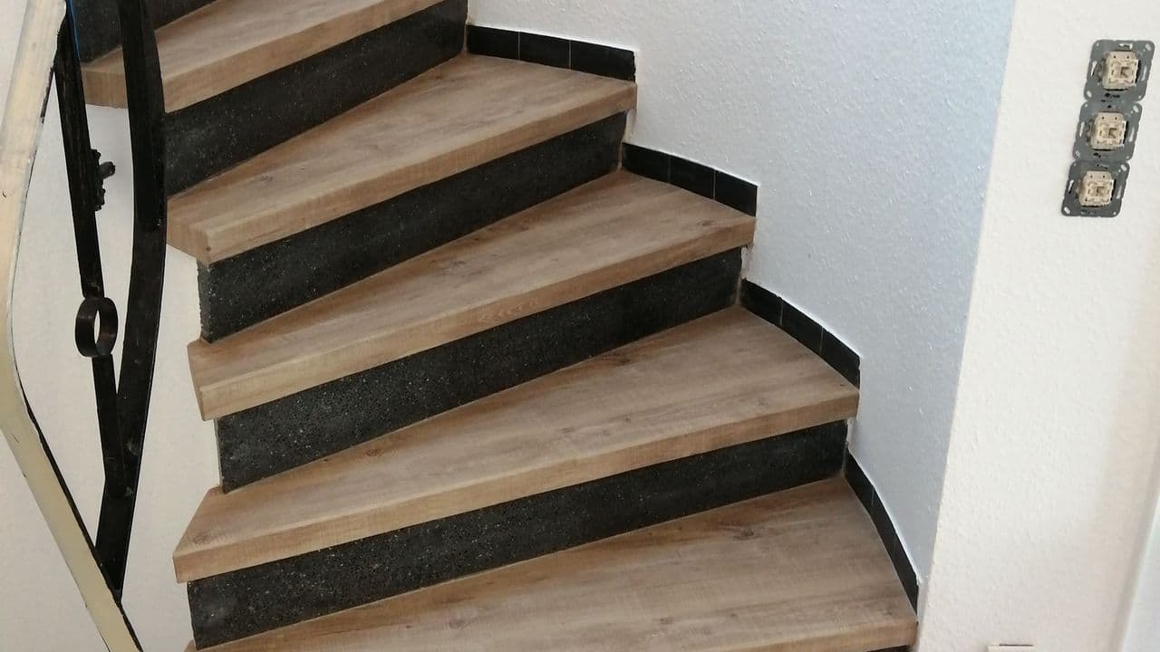 Möbelfolie Steintreppe Holz PZ806 Paleas