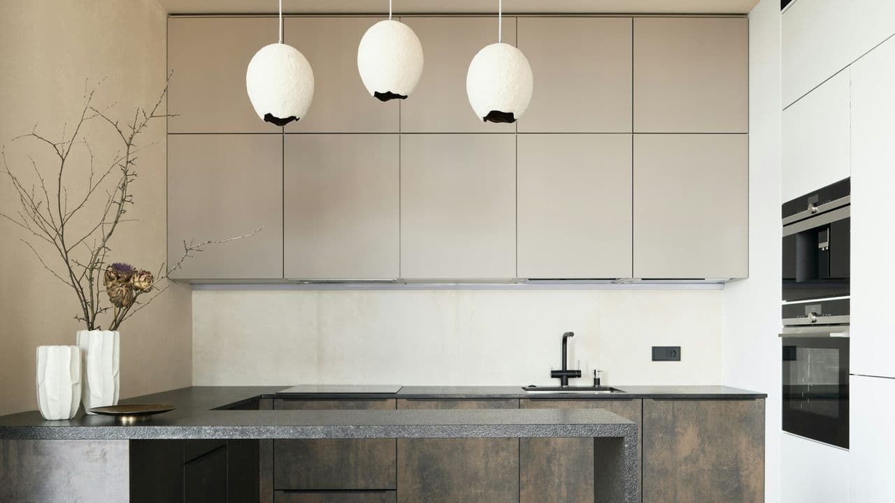 Küchenfronten in Creme