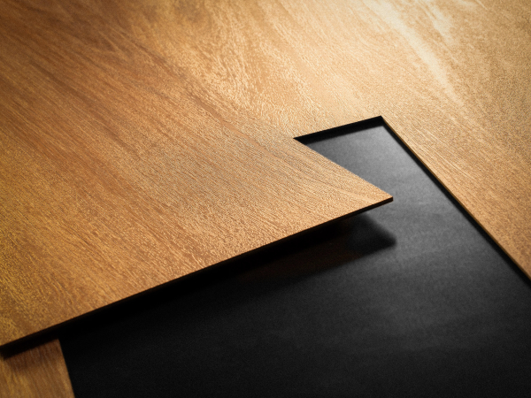 Door with material