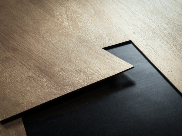Door with material