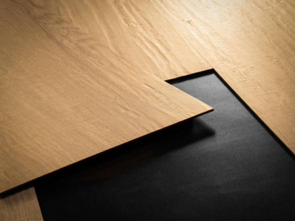 Door with material